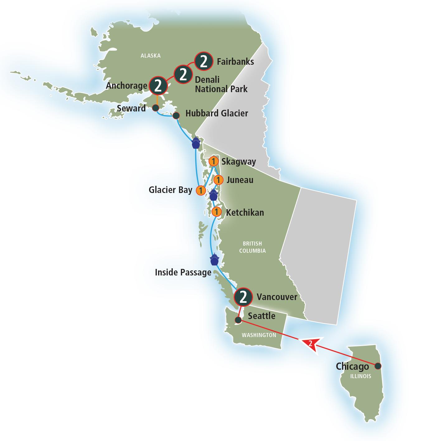 Alaska Vacations by Rail Amtrak Vacations